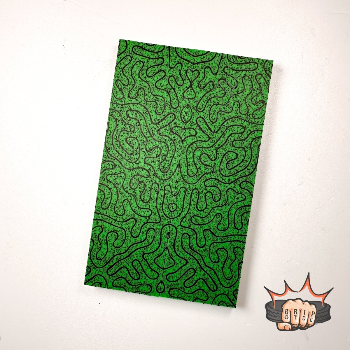 3D Grip - Tec™ Scales - Fluorescent Green - RockSolid Scales - Brain Coral