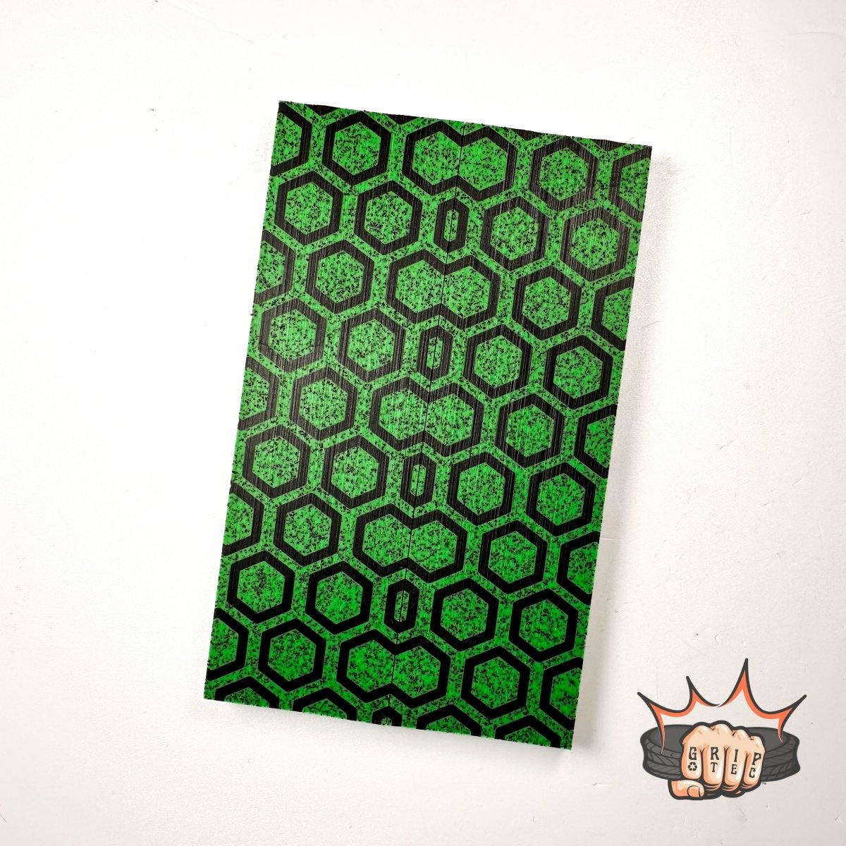 3D Grip - Tec™ Scales - Fluorescent Green - RockSolid Scales - Hex