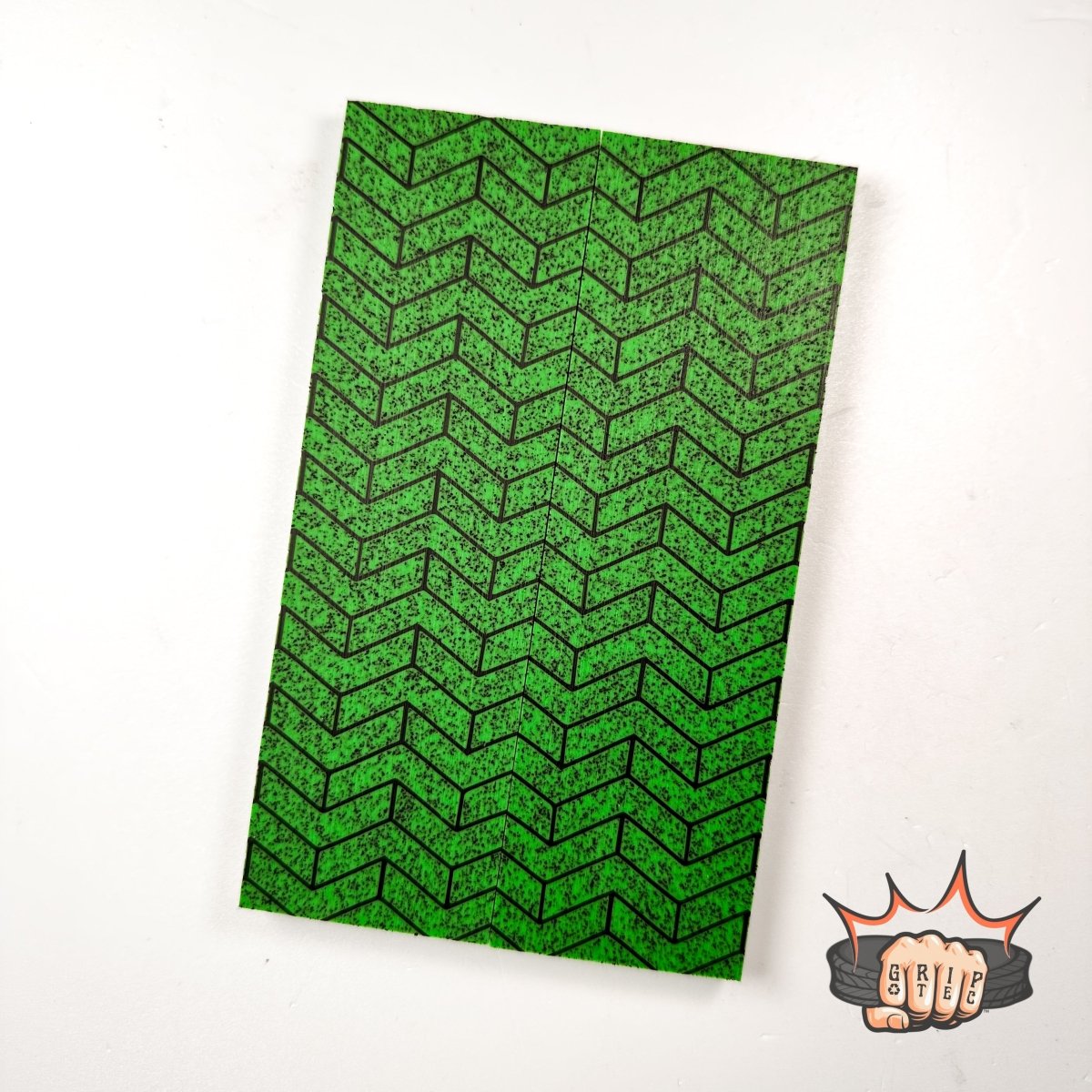 3D Grip - Tec™ Scales - Fluorescent Green - RockSolid Scales - Chevron