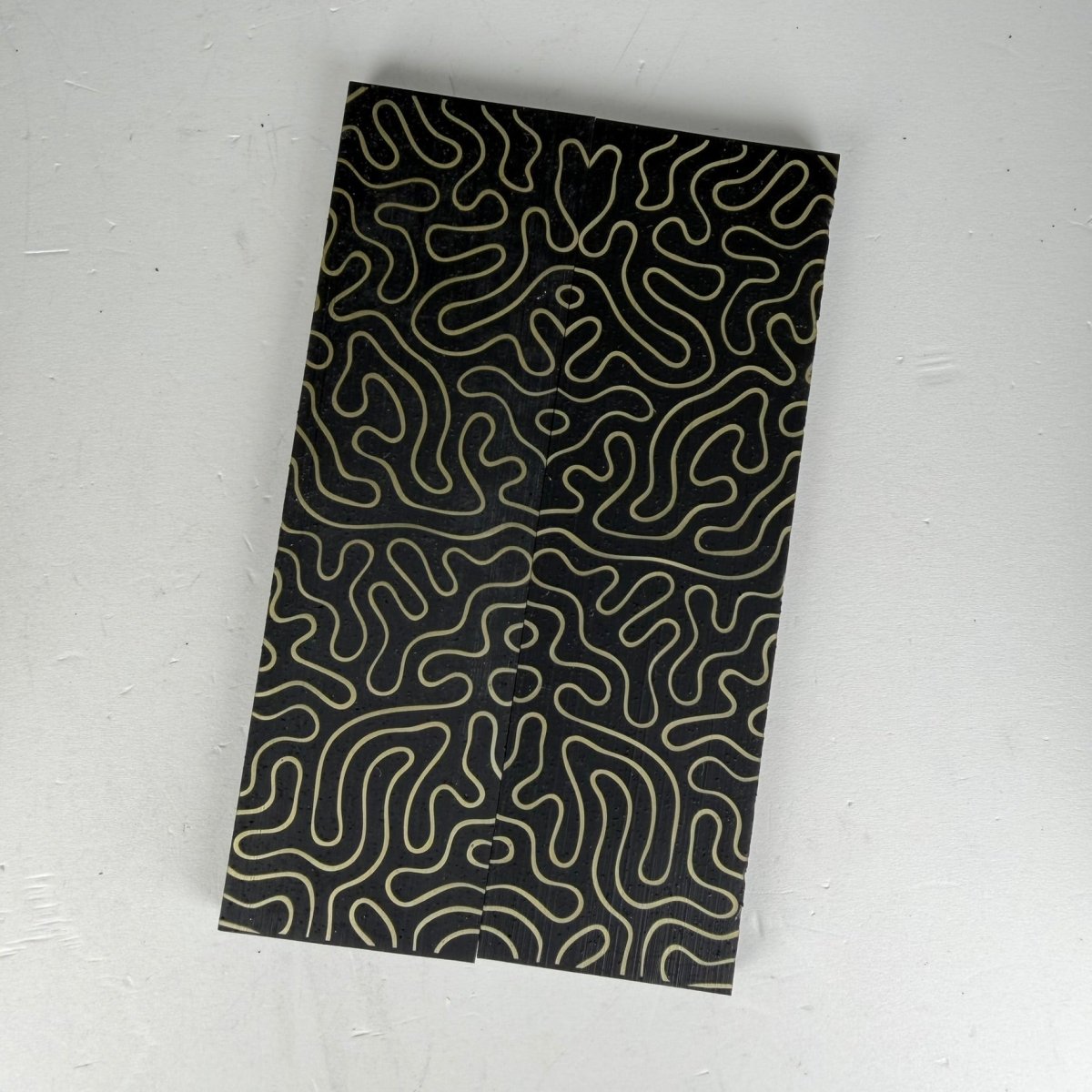 Custom Shop 3D GripX™ - Brain Coral - Black Grip - Tec™ with Gold Matrix - Grip - Tec™ Composites -