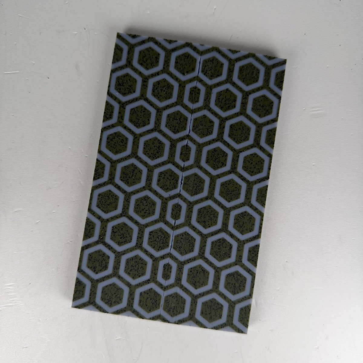 Custom Shop 3D GripX™ - Hex - OD Green Grip - Tec™ with Grey Matrix - Grip - Tec™ Composites -