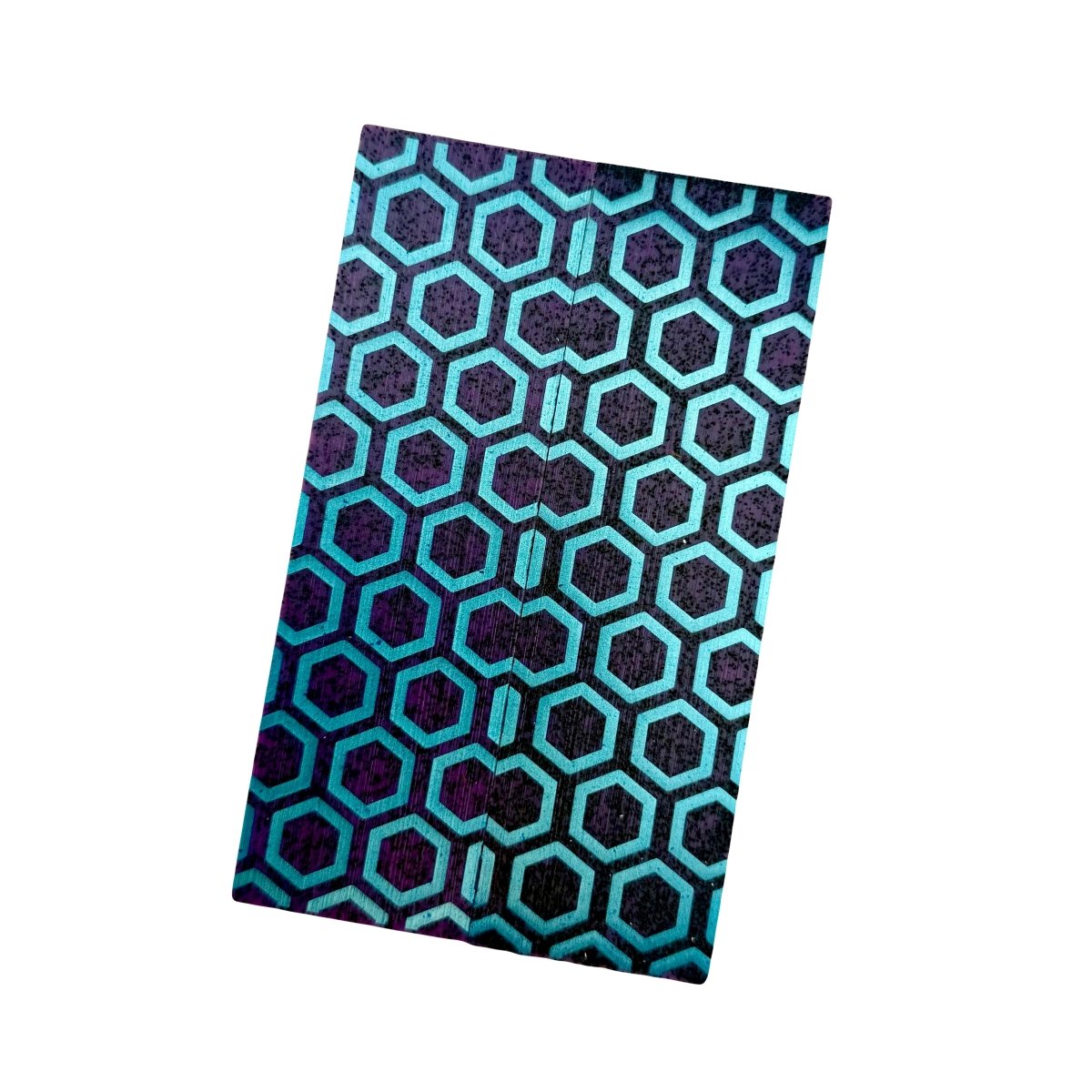 Custom Shop 3D GripX™ - Hex - Purple GripX™ with Metallic Blue Matrix - Grip - Tec™ Composites -
