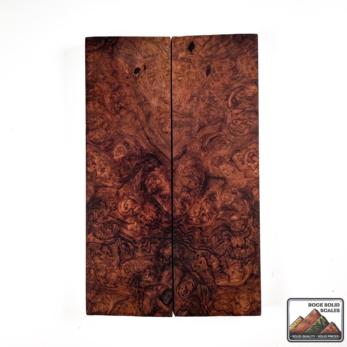 Exhibition Grade Honduran Rosewood Burl - 577 - RockSolid Scales -
