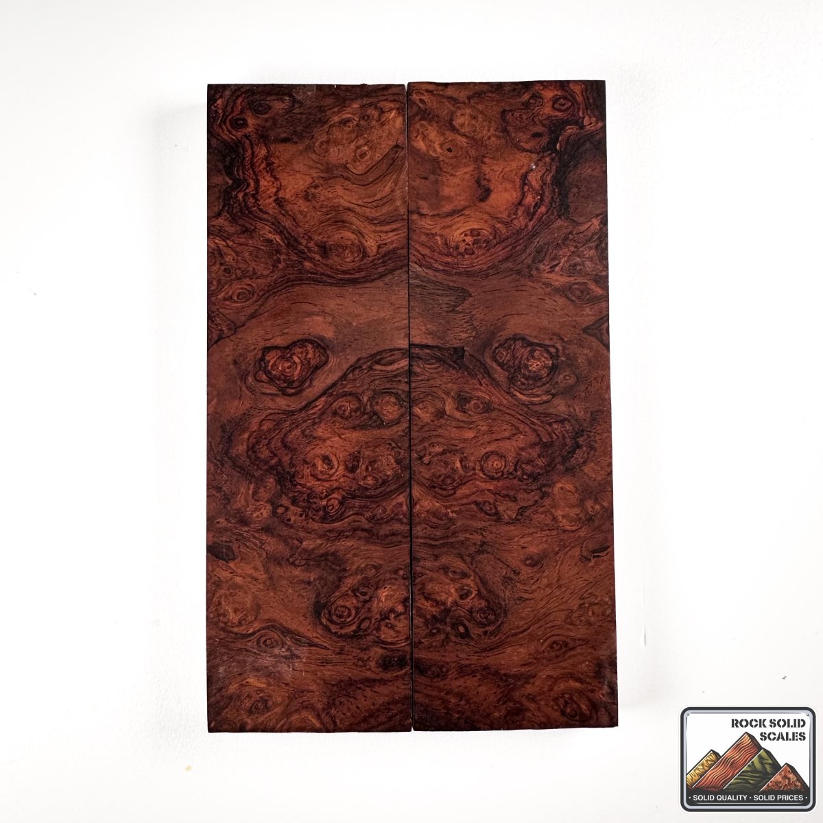 Exhibition Grade Honduran Rosewood Burl - 581 - RockSolid Scales -