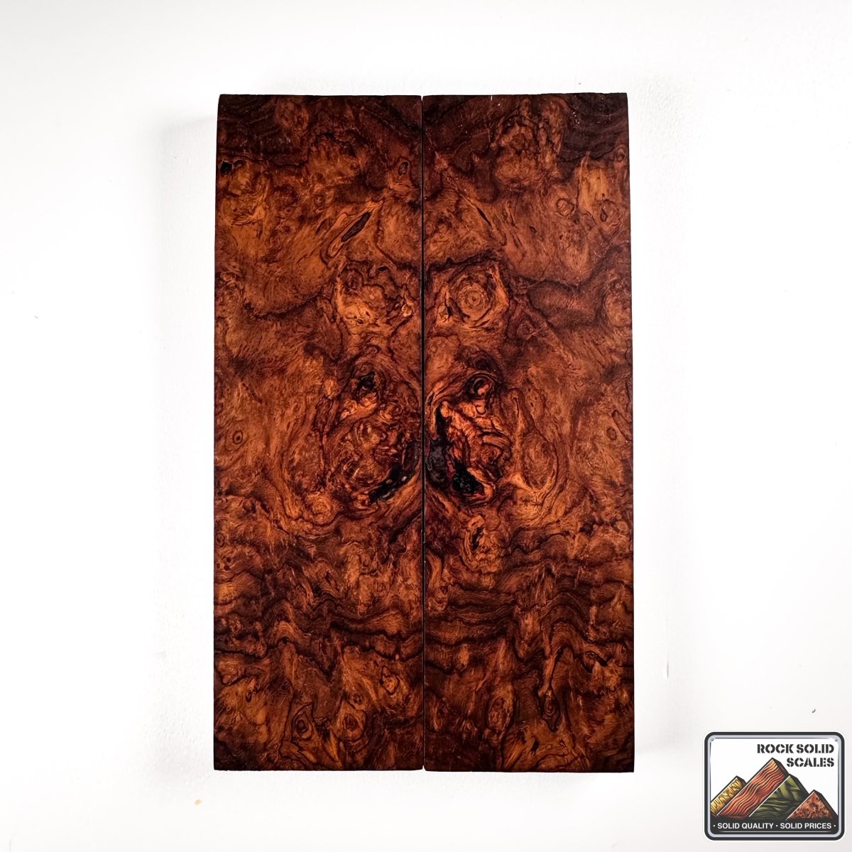 Exhibition Grade Honduran Rosewood Burl - 584 - RockSolid Scales -