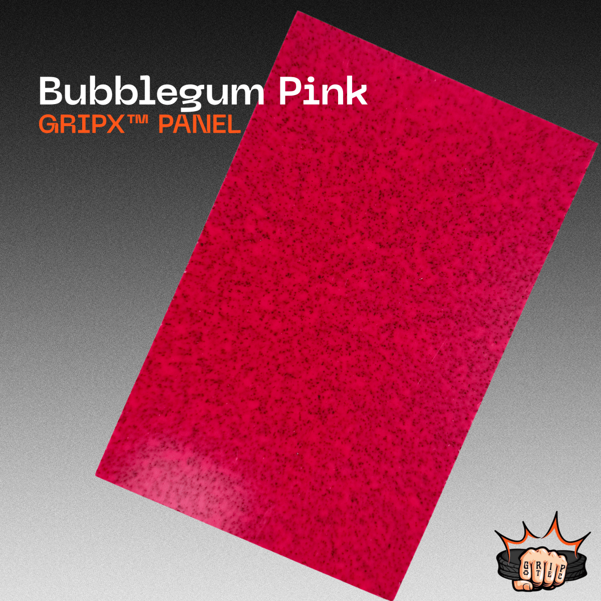 Fluorescent Pink GripX - Grip-Tec™ Composites - Panel (5-1/2"x3-1/2")