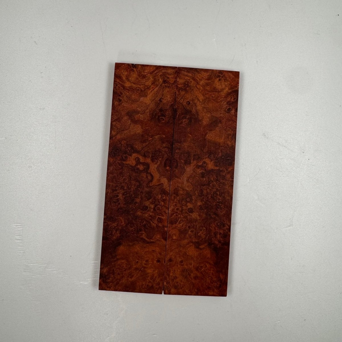 Mandarin Orange Maple Burl - THIN - RockSolid Scales -