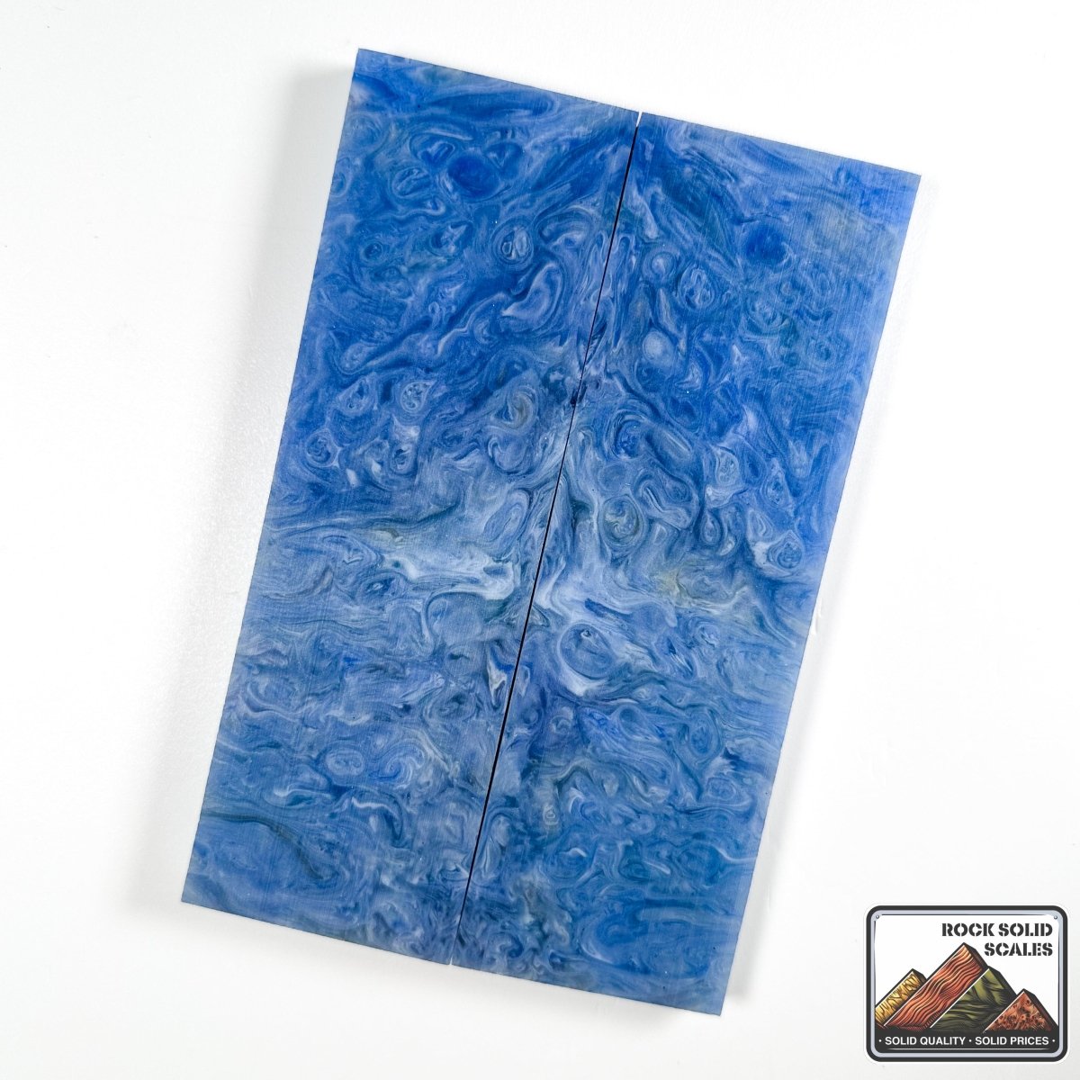 Resin Scales - Clear, Blue, Gold Mica - RockSolid Scales -