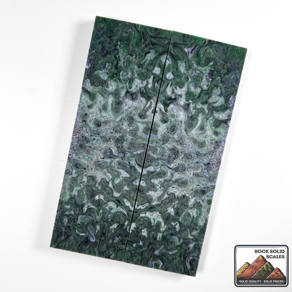 Resin Scales - Green, Purple, Grey - RockSolid Scales -