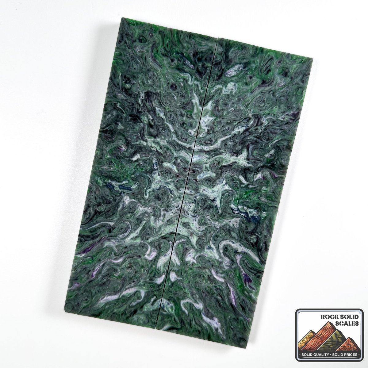 Resin Scales - Green, Purple, Grey - RockSolid Scales -
