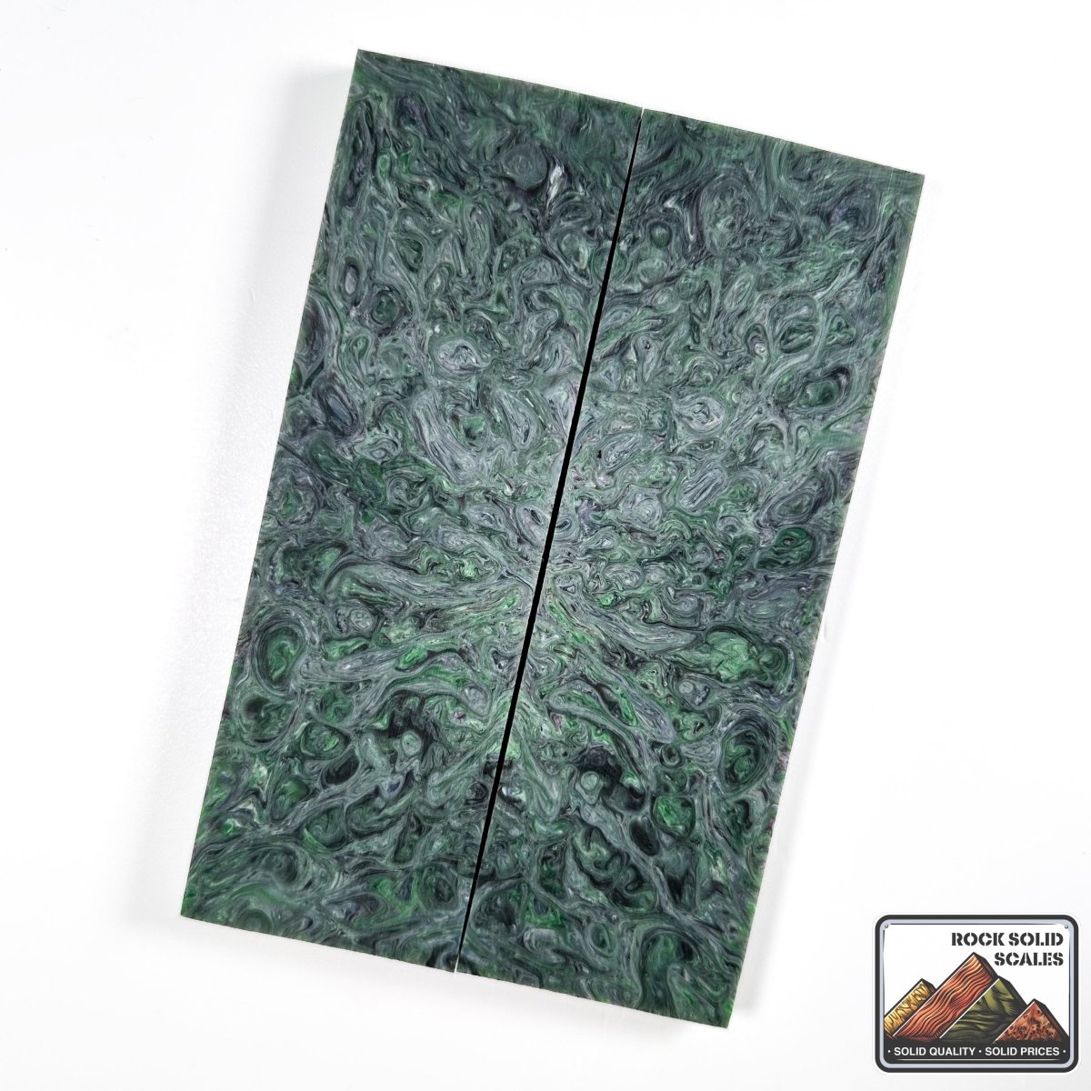 Resin Scales - Green, Purple, Grey - RockSolid Scales -