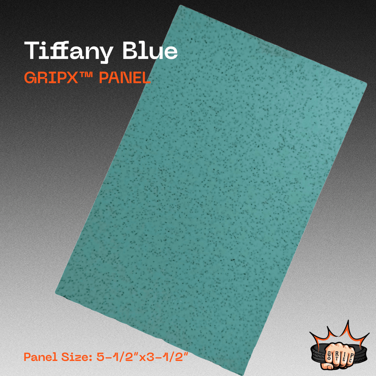 Tiffany Blue GripX - Grip-Tec™ Composites - 1/4" Panel (5-1/2"x3-1/2")