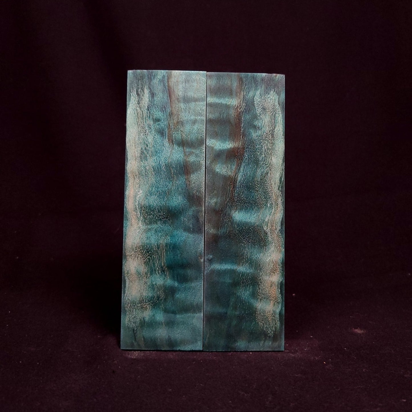 #1063 - Peacock Green Quilted Maple - RockSolid Scales -