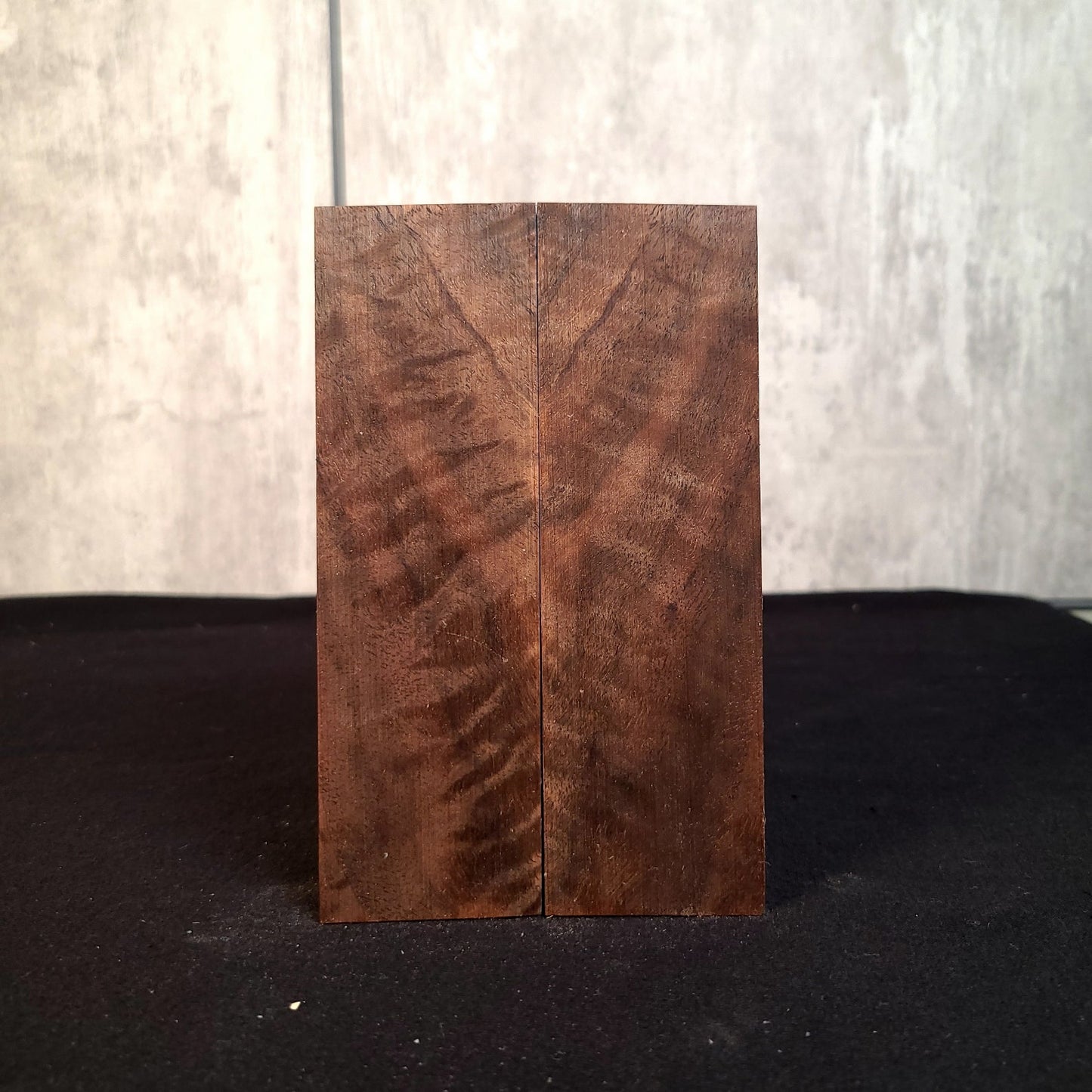 #2081 - Curly Claro Walnut - RockSolid Scales -