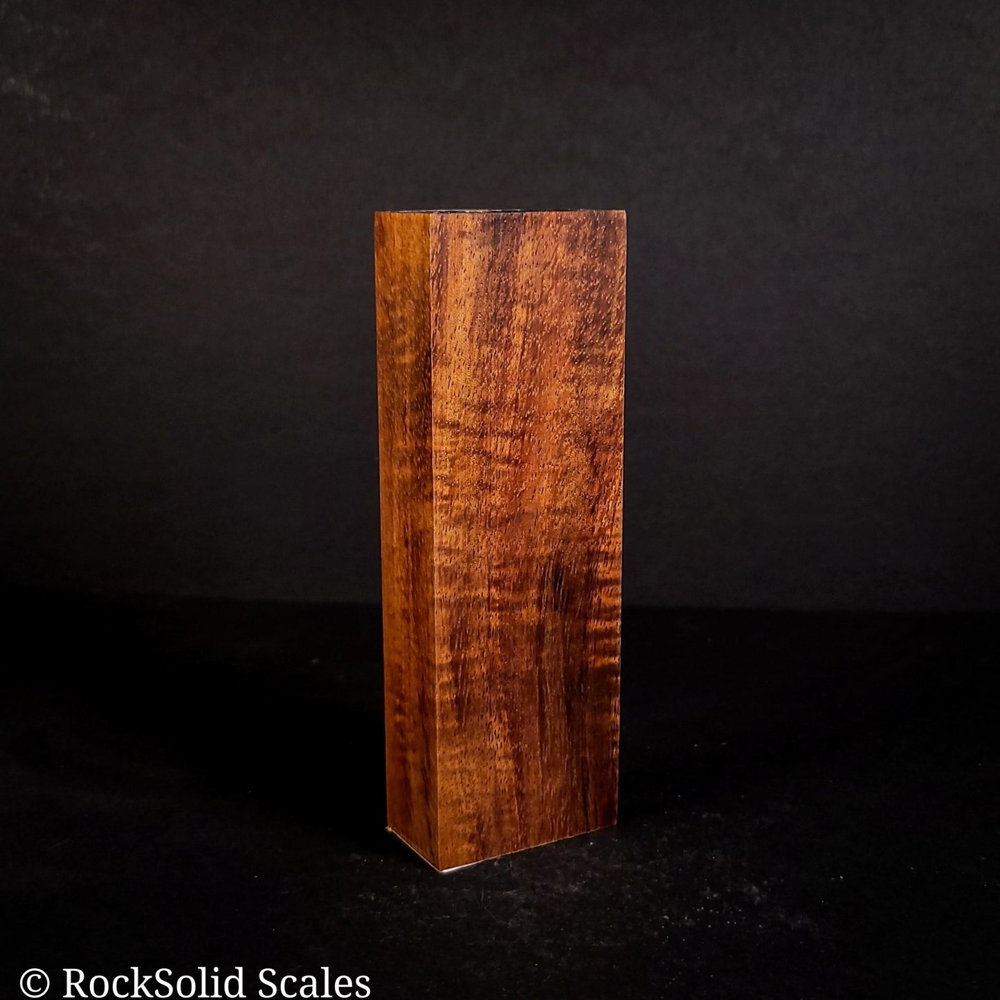 #2143 - Curly Koa Block - K&G Stabilized - Bargain Bin - RockSolid Scales -