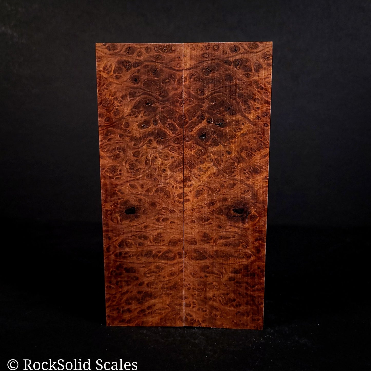 #2148 - Redwood Burl - K&G Stabilized - RockSolid Scales -