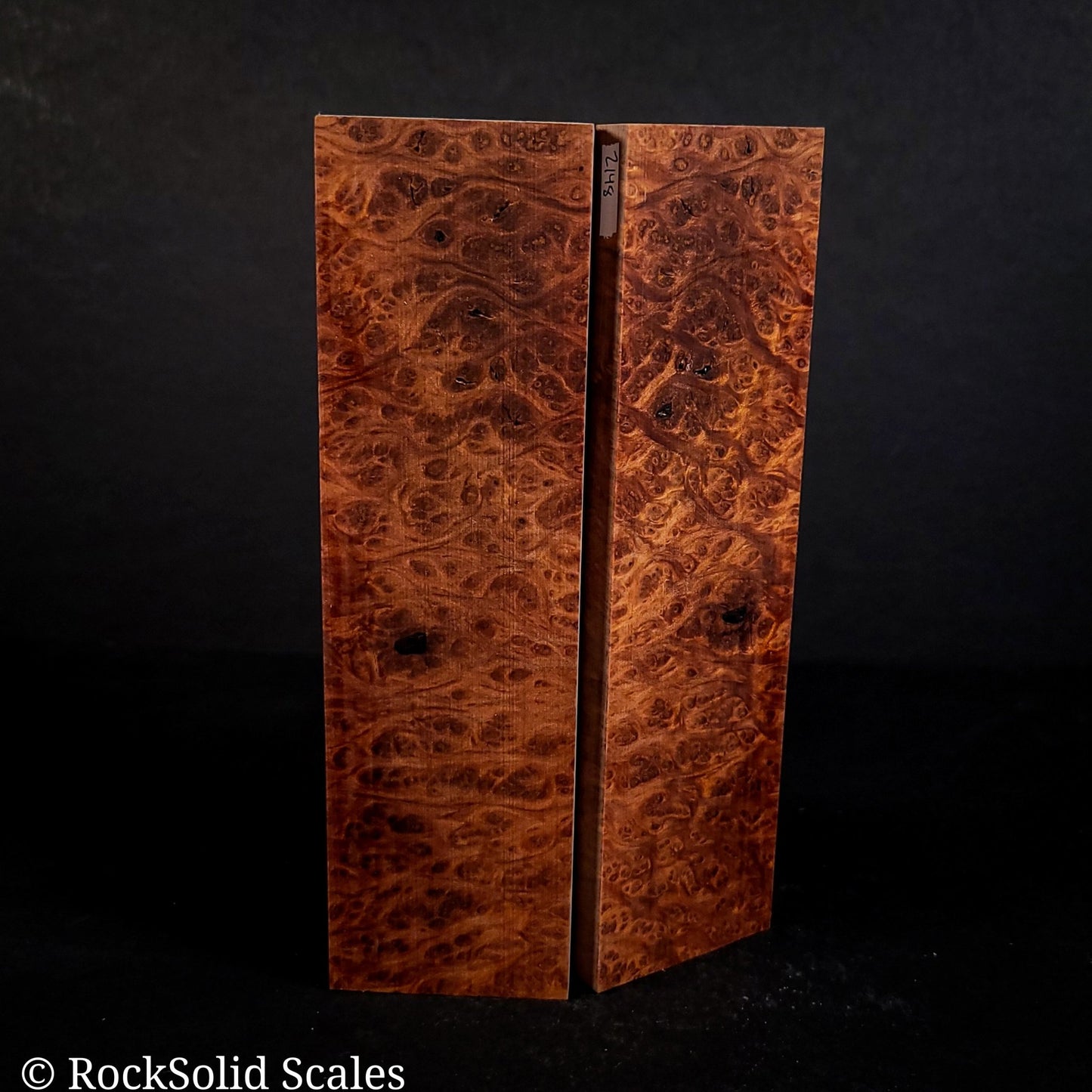 #2148 - Redwood Burl - K&G Stabilized - RockSolid Scales -
