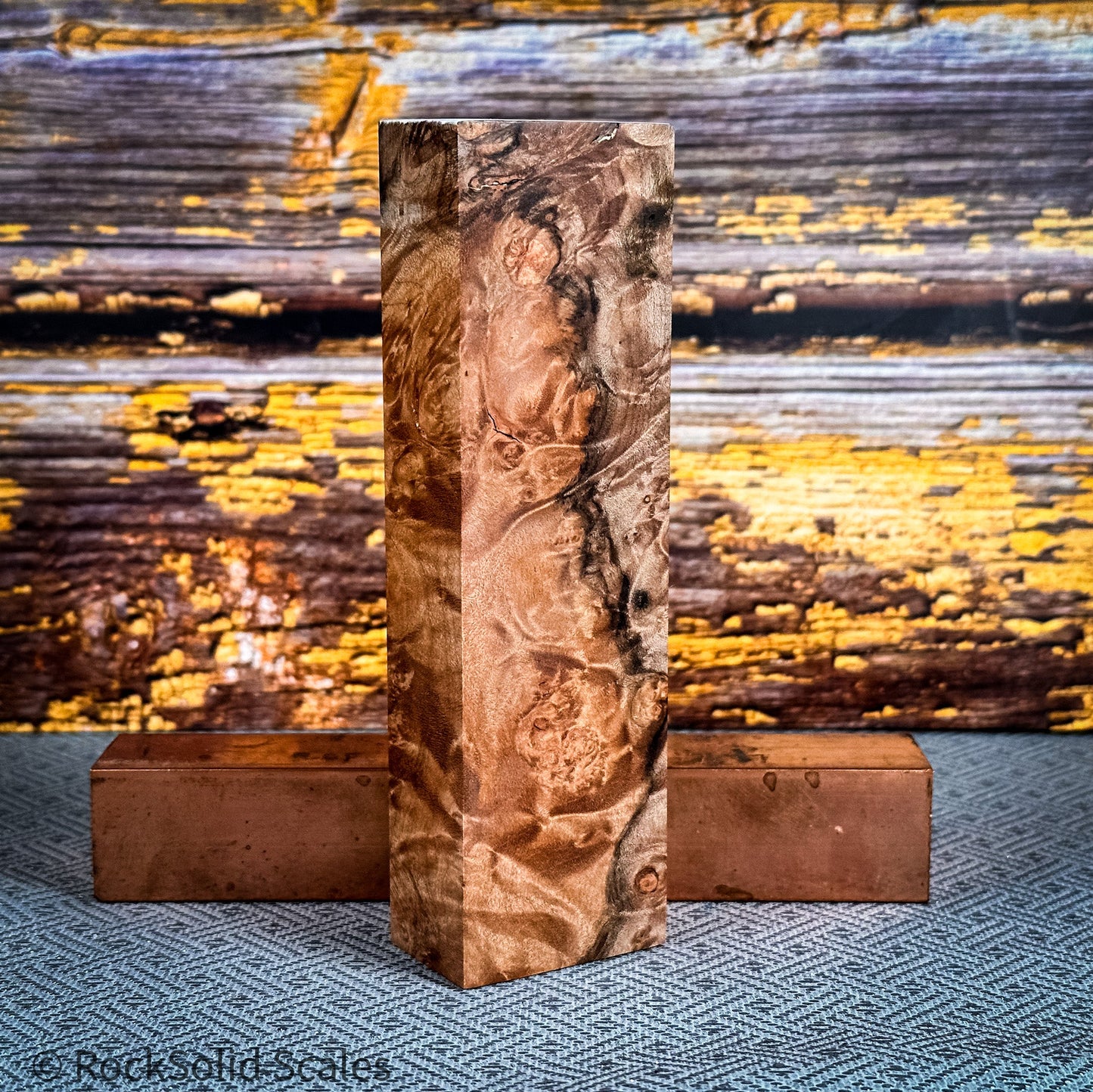 #2331 - Spalted Maple Burl Block - RockSolid Scales -