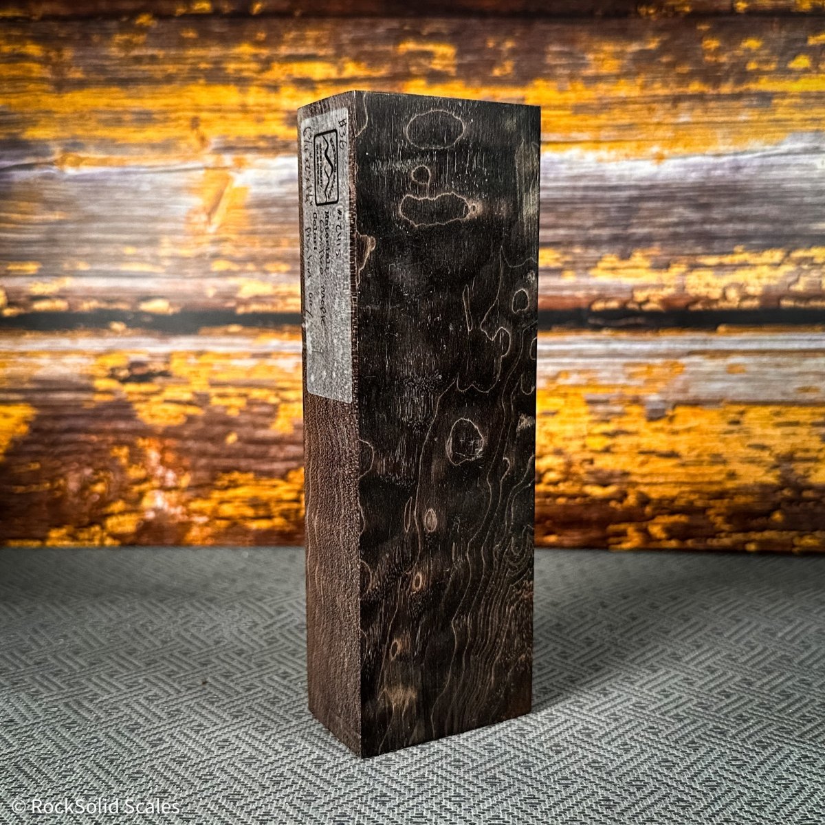 #2415 - Phantom Grey Quilted Maple Block - RockSolid Scales -