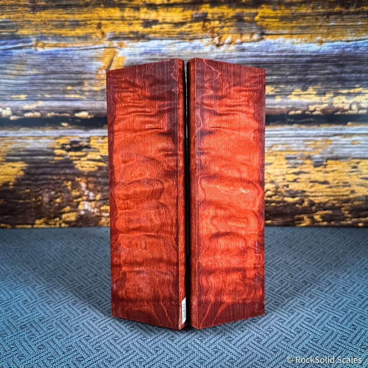 #2441 - RedRum Quilted Maple - RockSolid Scales -