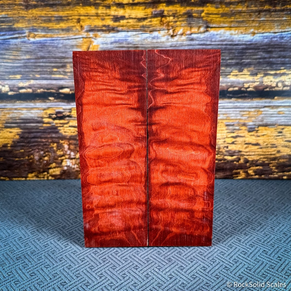#2441 - RedRum Quilted Maple - RockSolid Scales -