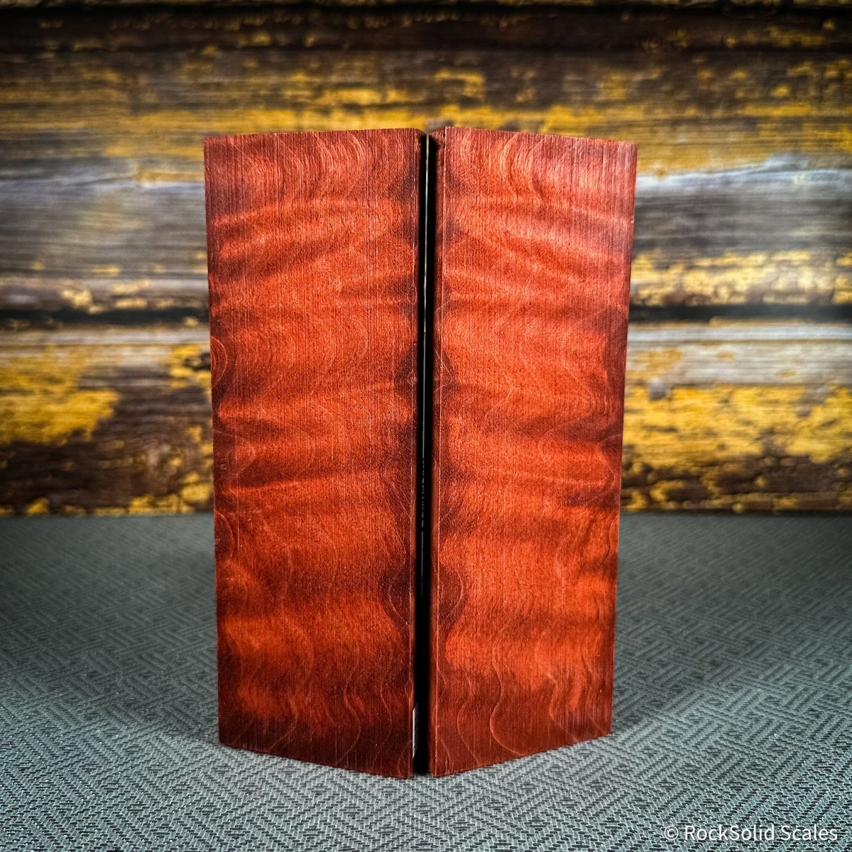 #2484 - RedRum Quilted Maple - Bargain Bin - RockSolid Scales -