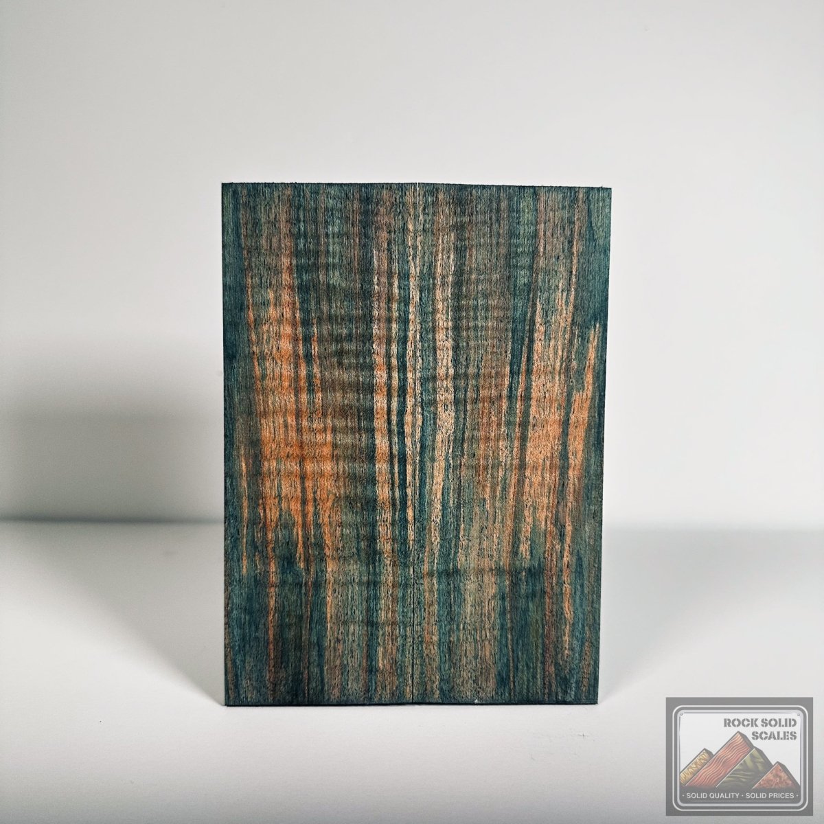 #2520 - Teal Curly Maple - RockSolid Scales -