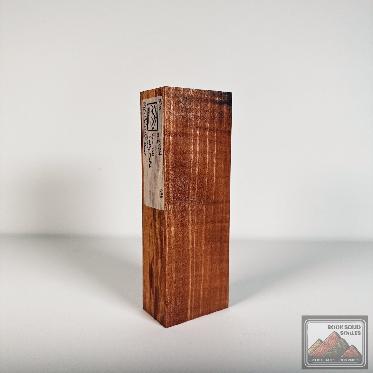 #2524 - Curly Maple Block - RockSolid Scales -