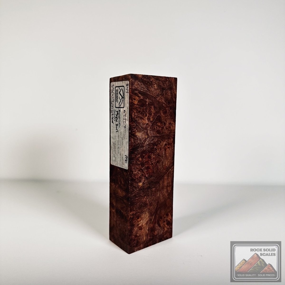 #2528 - Maple Burl Block - RockSolid Scales -