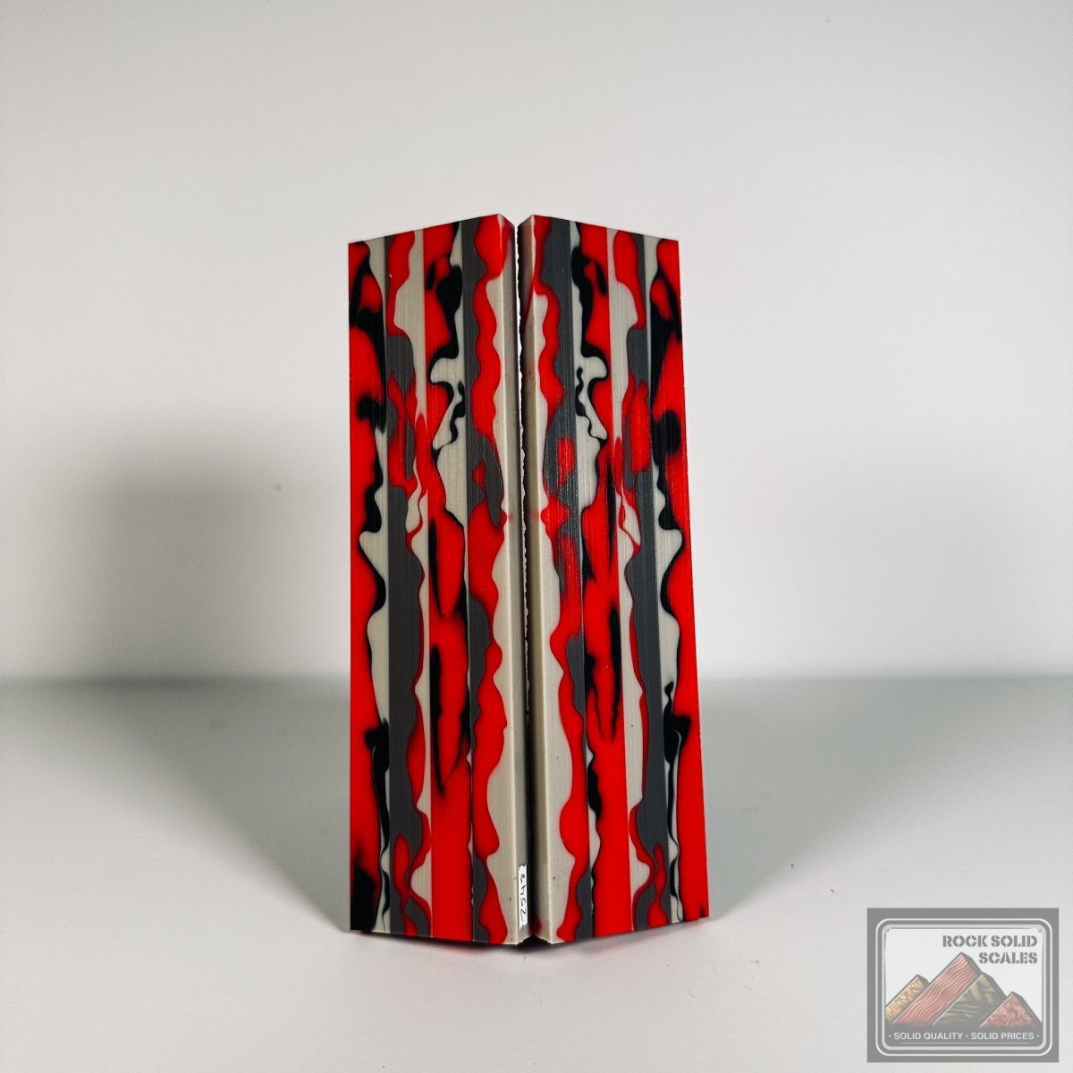 #2548 - Red Camo Acrylic - RockSolid Scales -