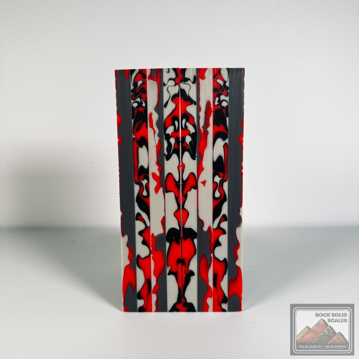 #2561 - Red Camo Acrylic - RockSolid Scales -