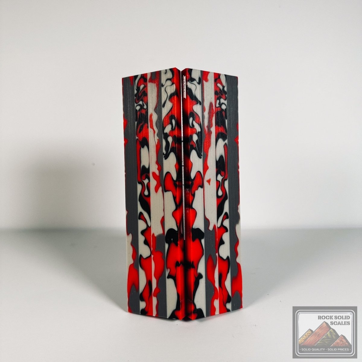#2561 - Red Camo Acrylic - RockSolid Scales -