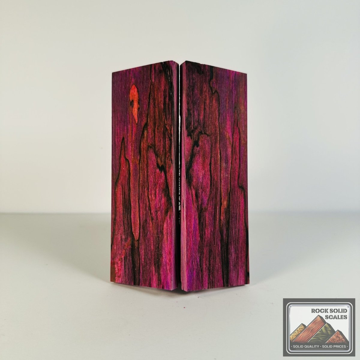 #2621 - Purple and Pink Spalted Alder - RockSolid Scales -