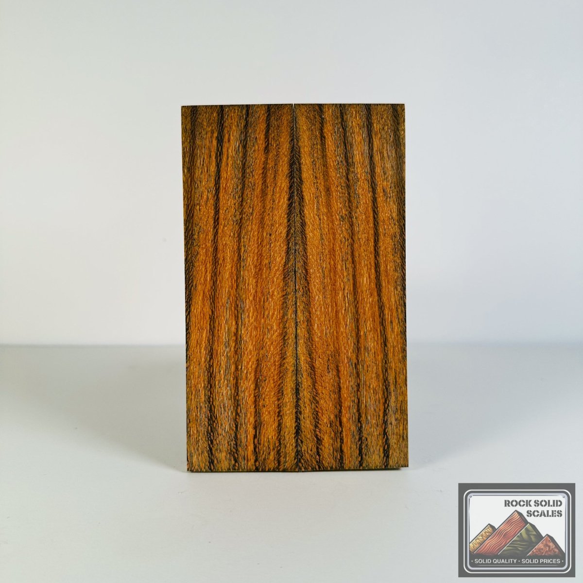 #2630 - Blue and Gold Quartersawn Sycamore - RockSolid Scales -