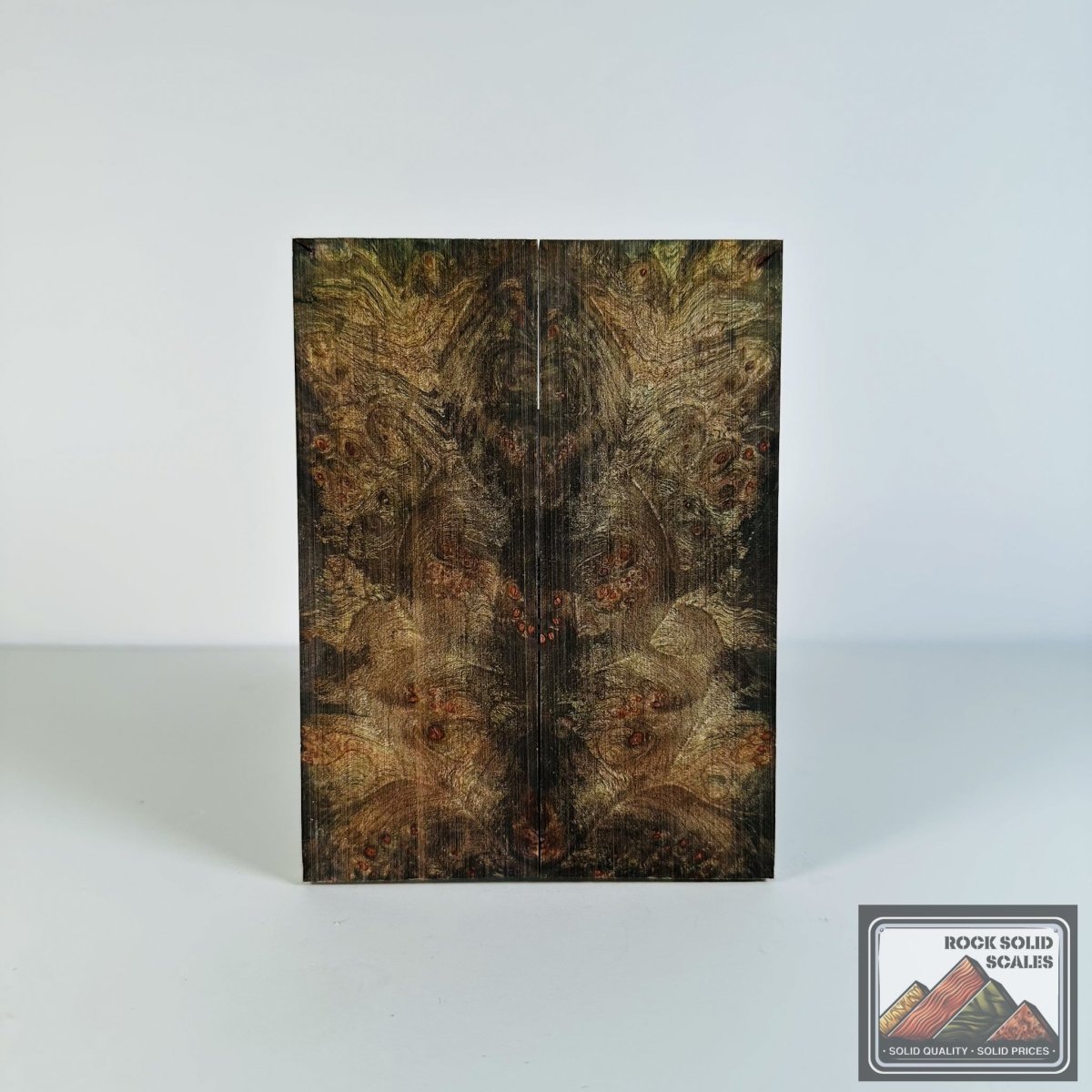 #2633 - Green Maple Burl - RockSolid Scales -
