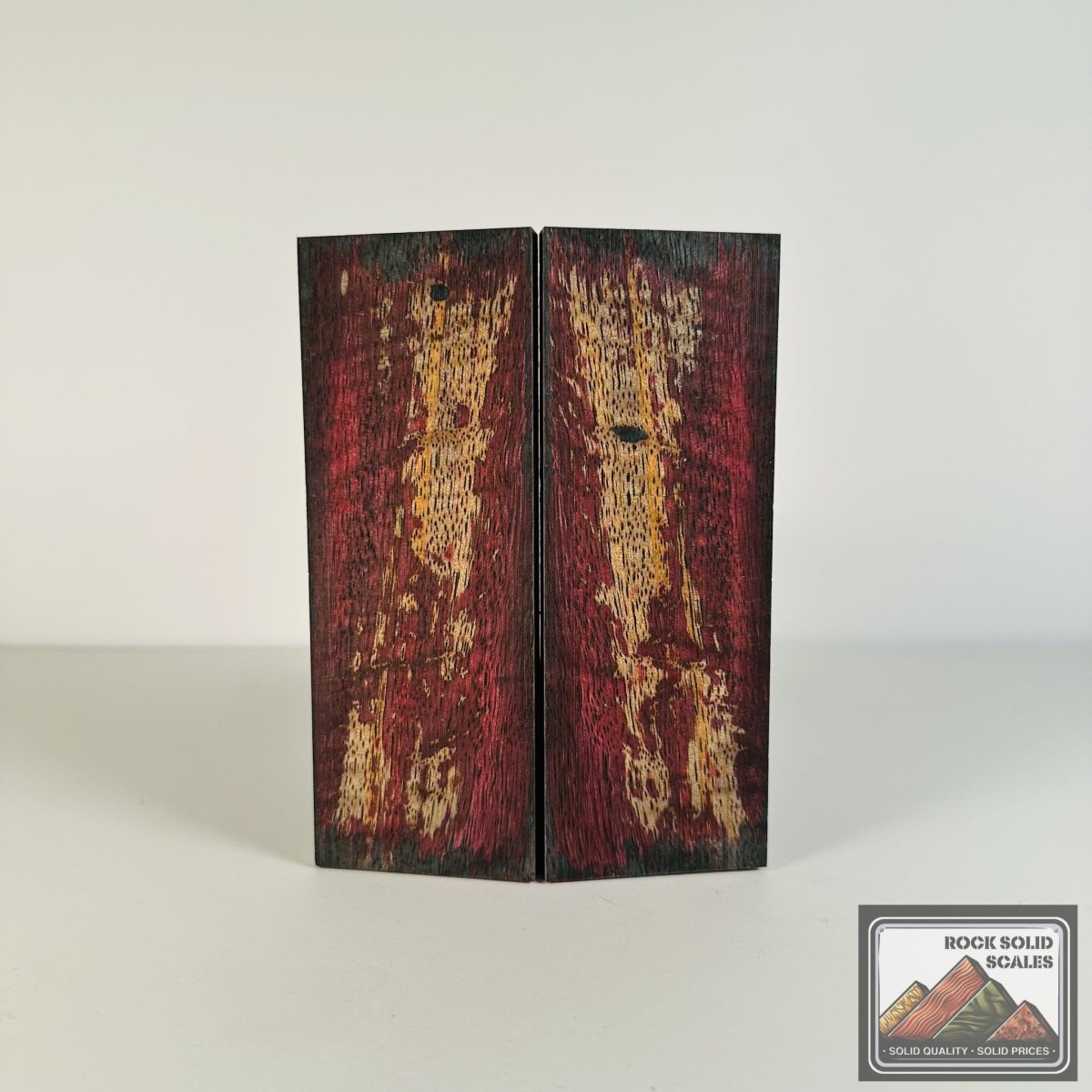 #2643 - Blue and Maroon Curly Mango - RockSolid Scales -
