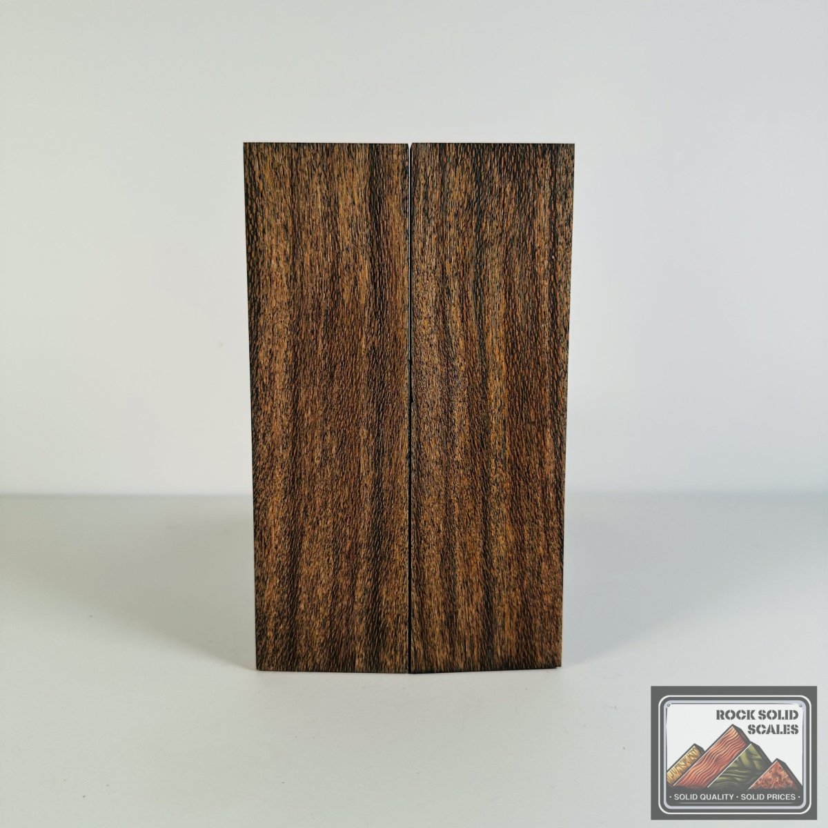 #2669 - Black and Blue Quartersawn Sycamore - RockSolid Scales -