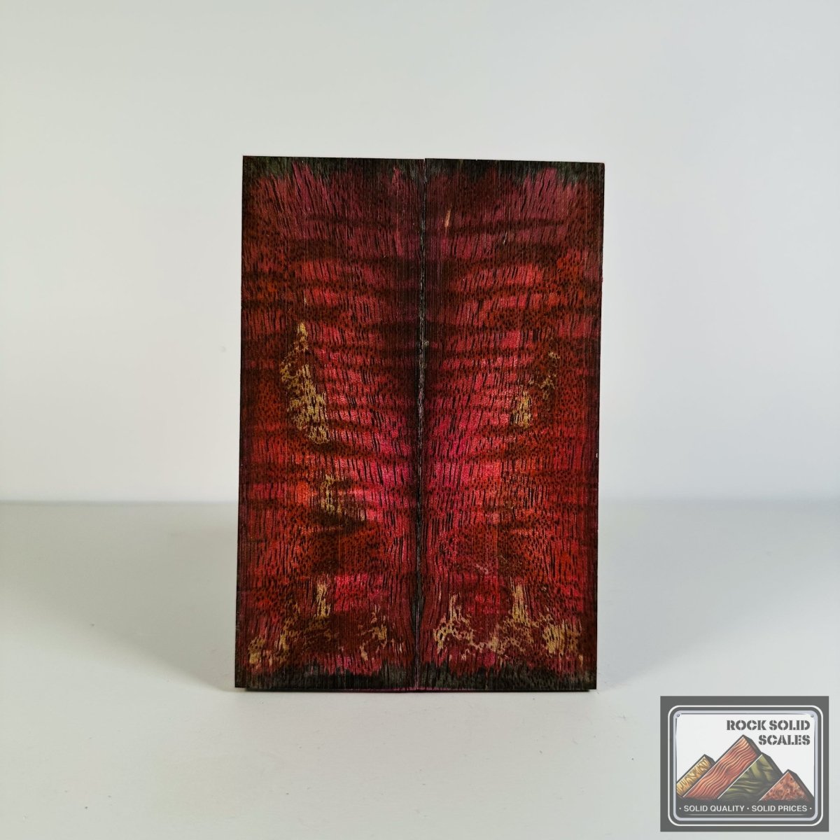 #2675 - Steel Blue and Pink Curly Mango - RockSolid Scales -