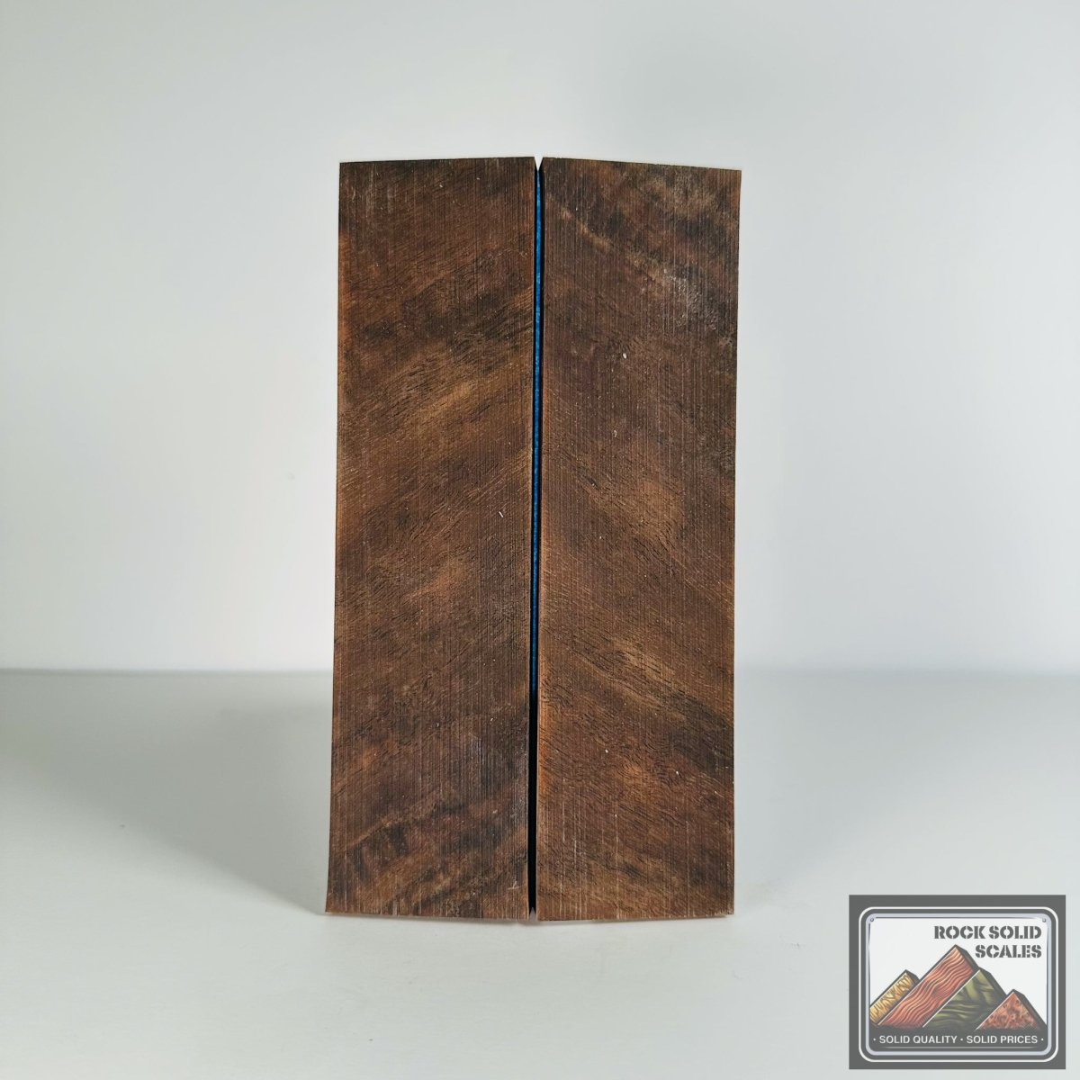 #2700 - Curly Bastogne Walnut - RockSolid Scales -