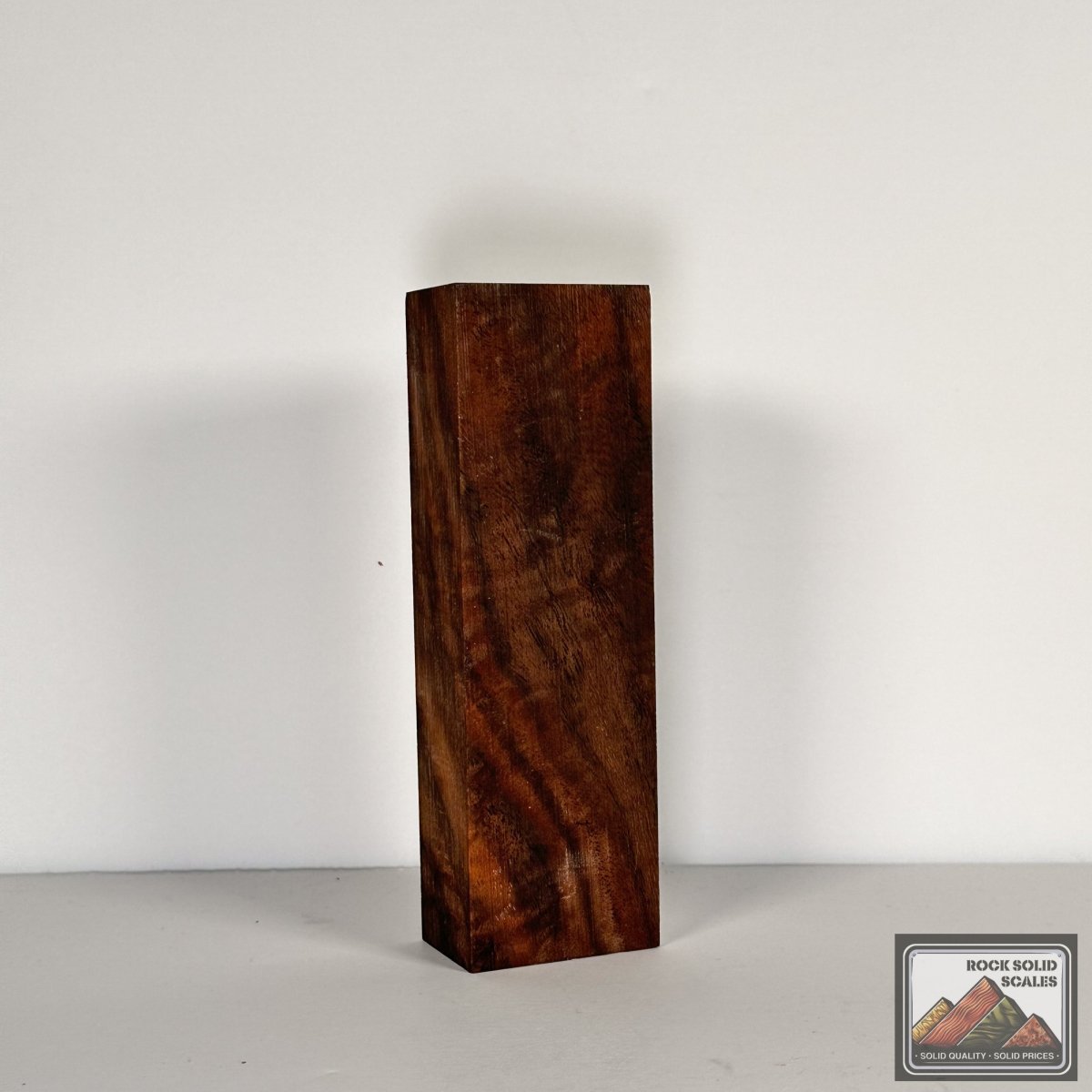 #2781 - Curly Walnut Block - RockSolid Scales -