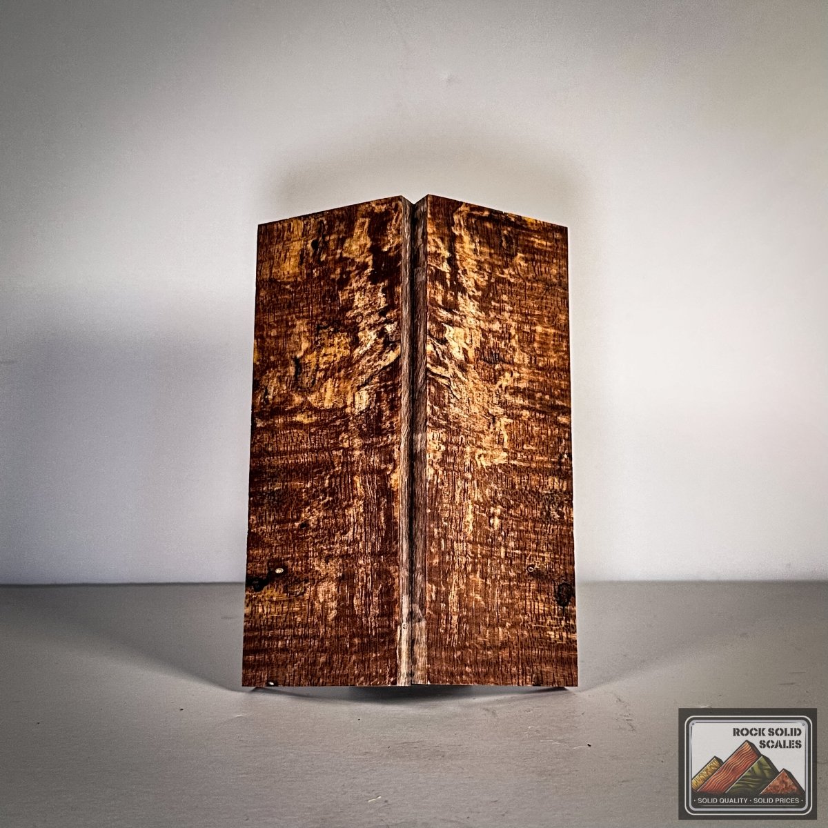 #2802 - EXTREME Curly Spalted Mango - RockSolid Scales -
