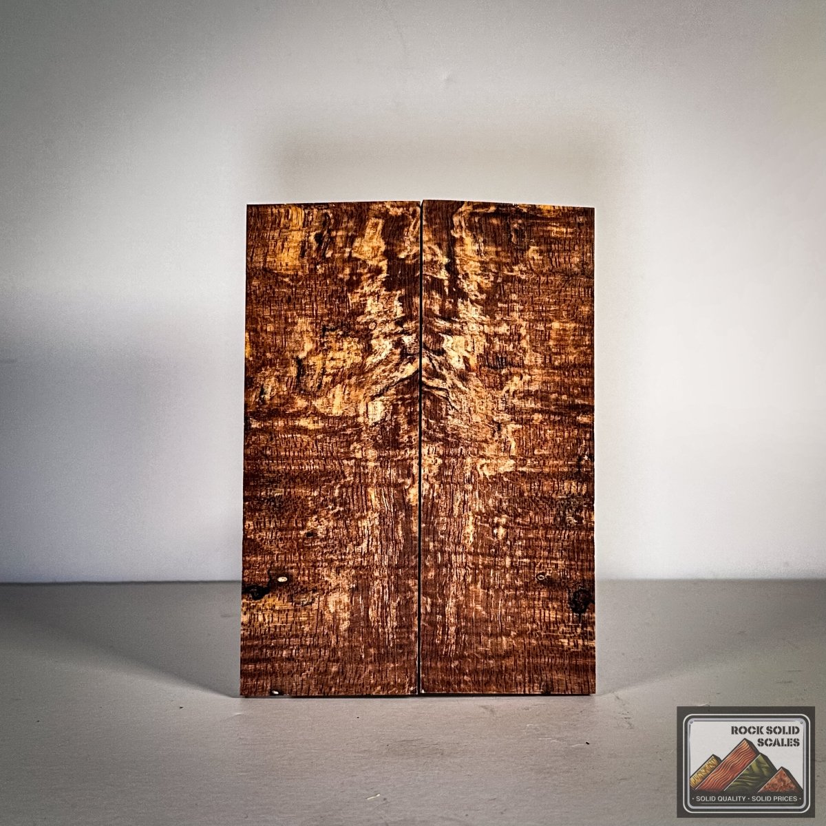 #2802 - EXTREME Curly Spalted Mango - RockSolid Scales -