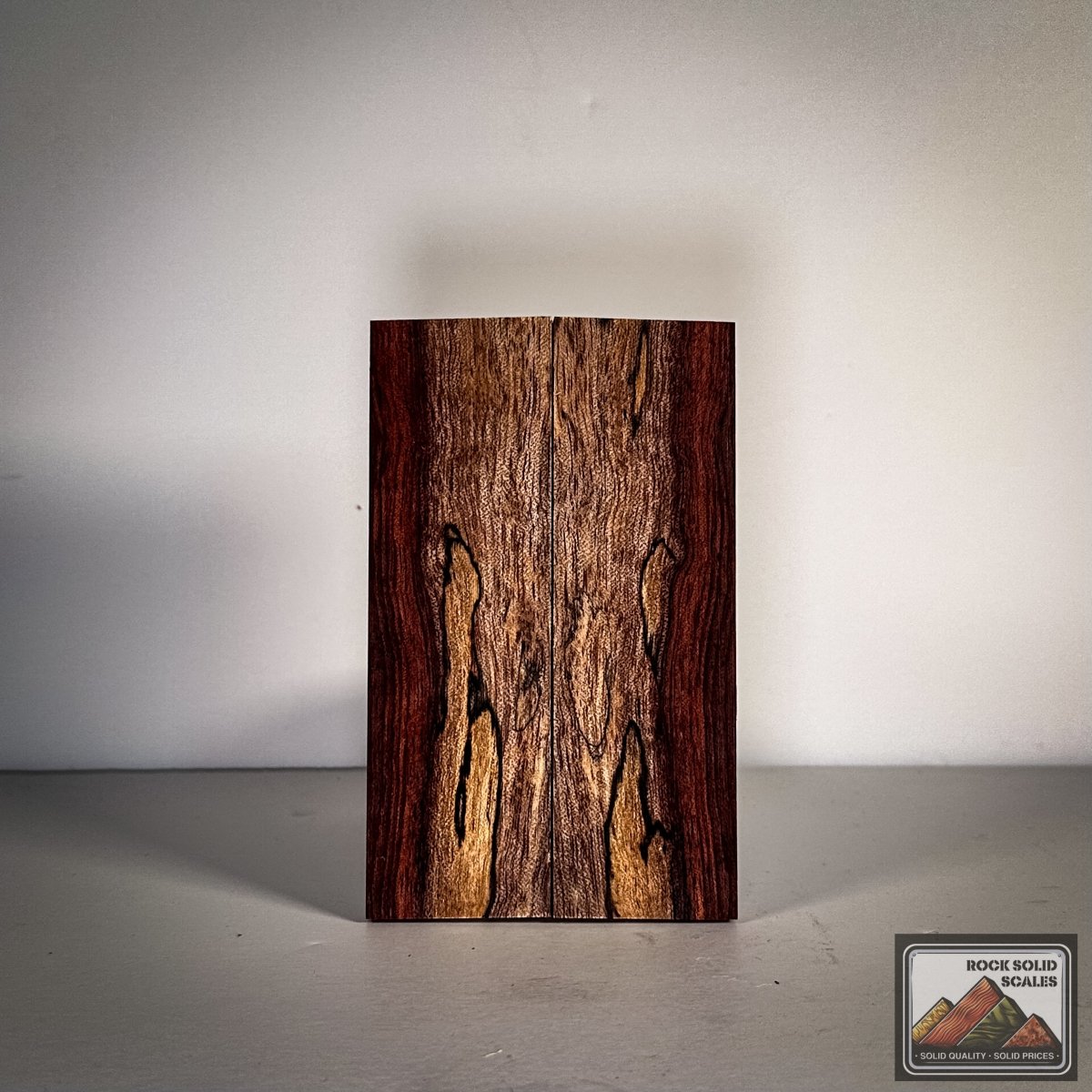 #2806 - Two-Tone Spalted Waterfall Bubinga - RockSolid Scales -