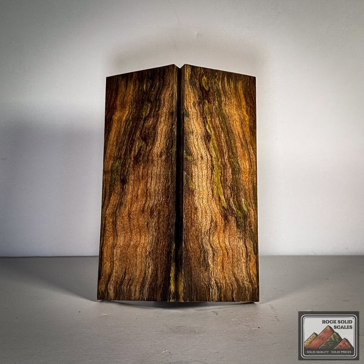 #2808 - Teal and Gold Quilted Maple - RockSolid Scales -