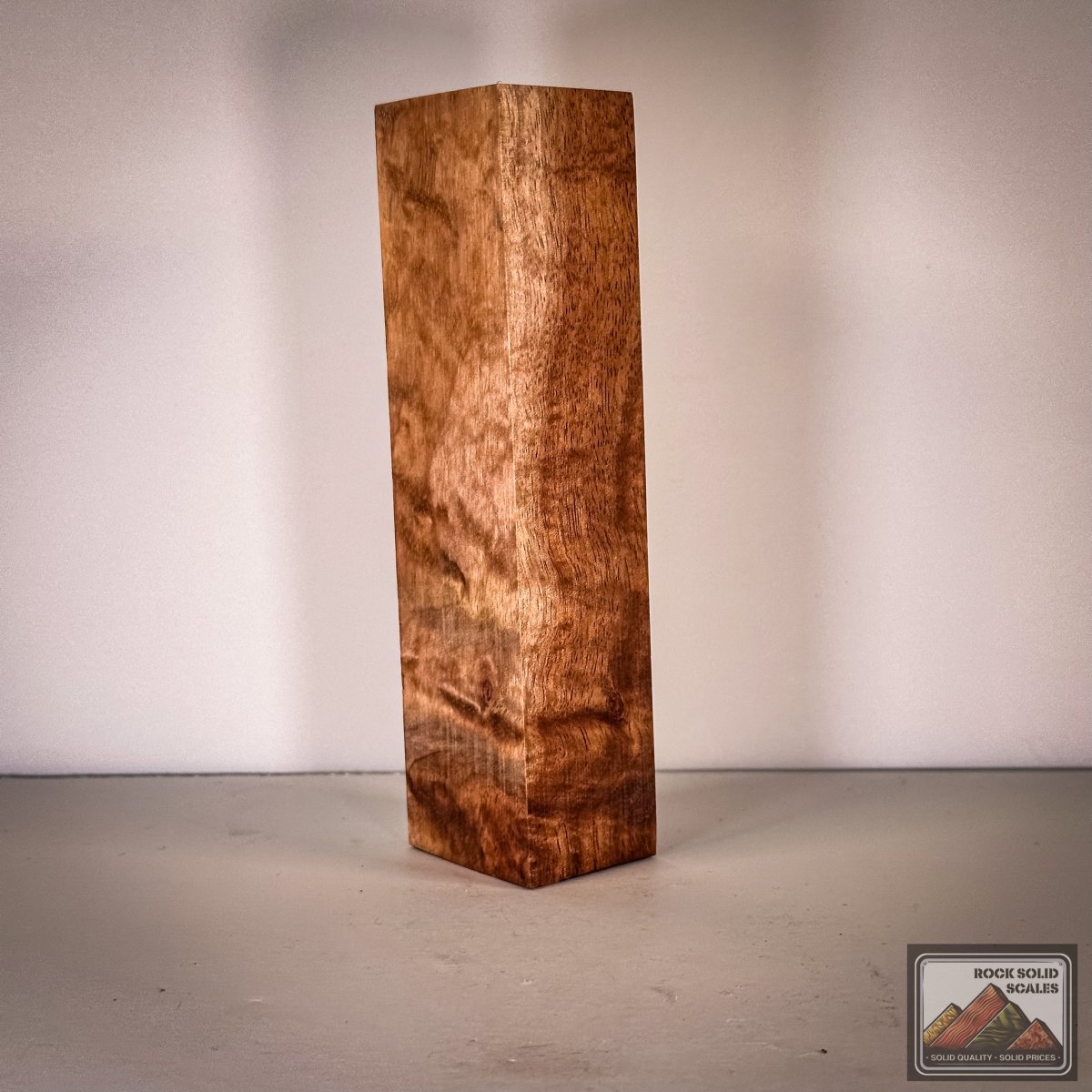#2874 - Blister Figured Tasmanian Blackwood Block - RockSolid Scales -