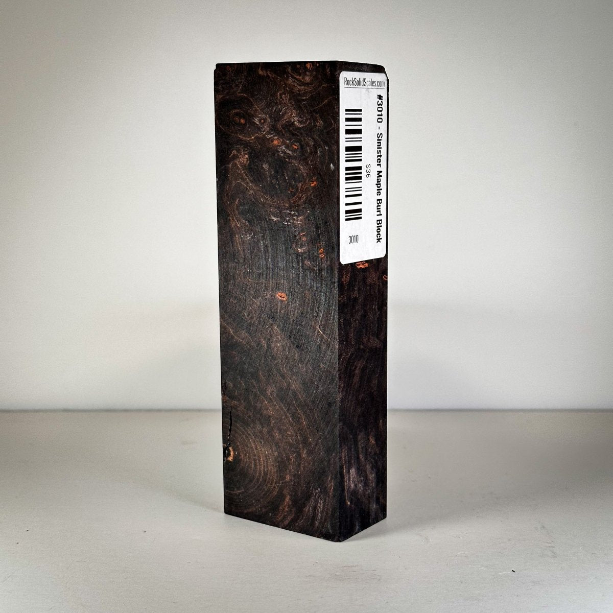 #3010 - Sinister Maple Burl Block - RockSolid Scales -