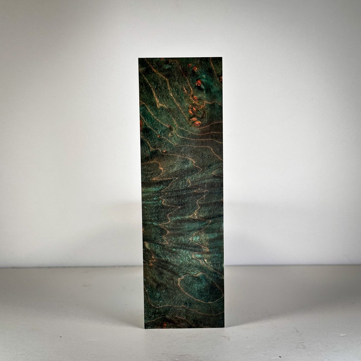 #3012 - Turquoise Maple Burl Block - RockSolid Scales -