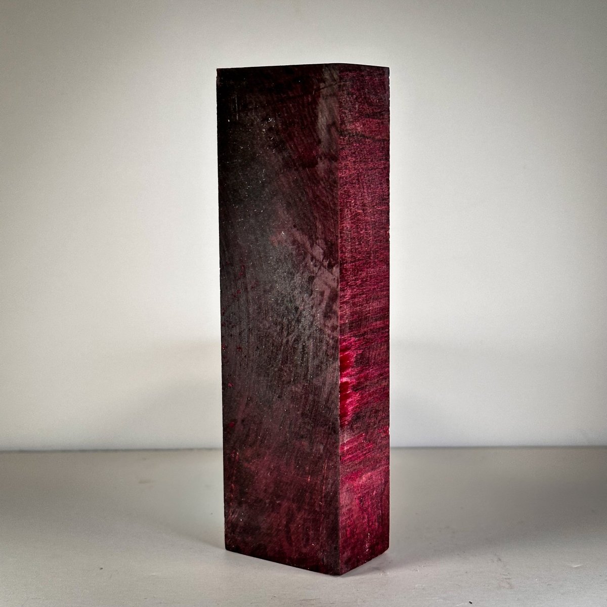 #3015 - Maroon Spalted Alder Block - RockSolid Scales -