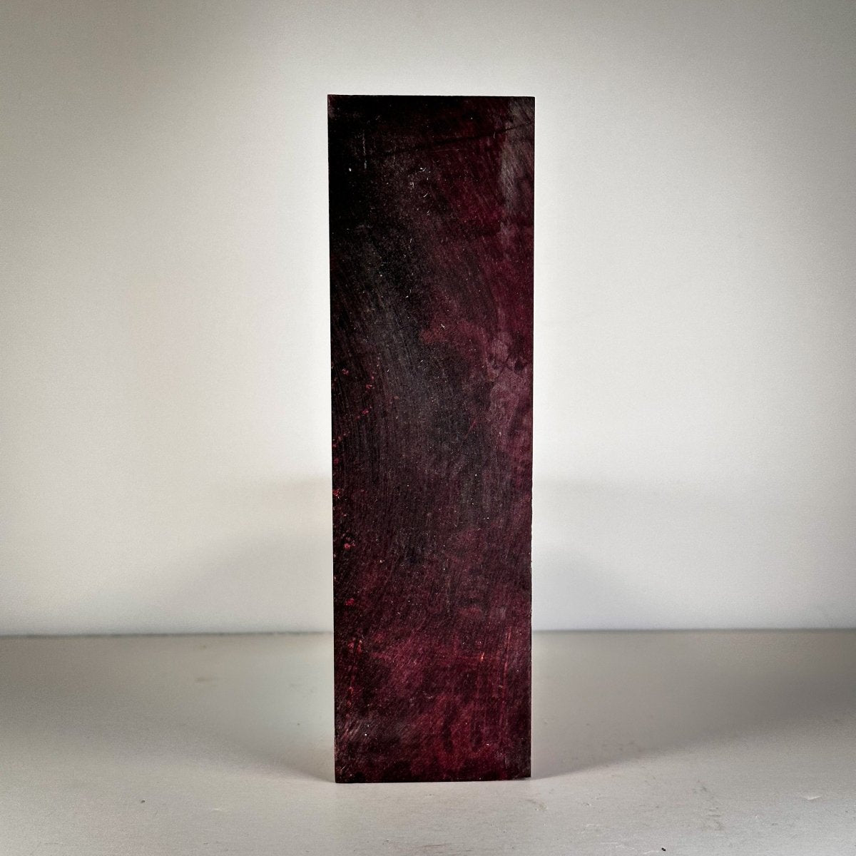 #3015 - Maroon Spalted Alder Block - RockSolid Scales -