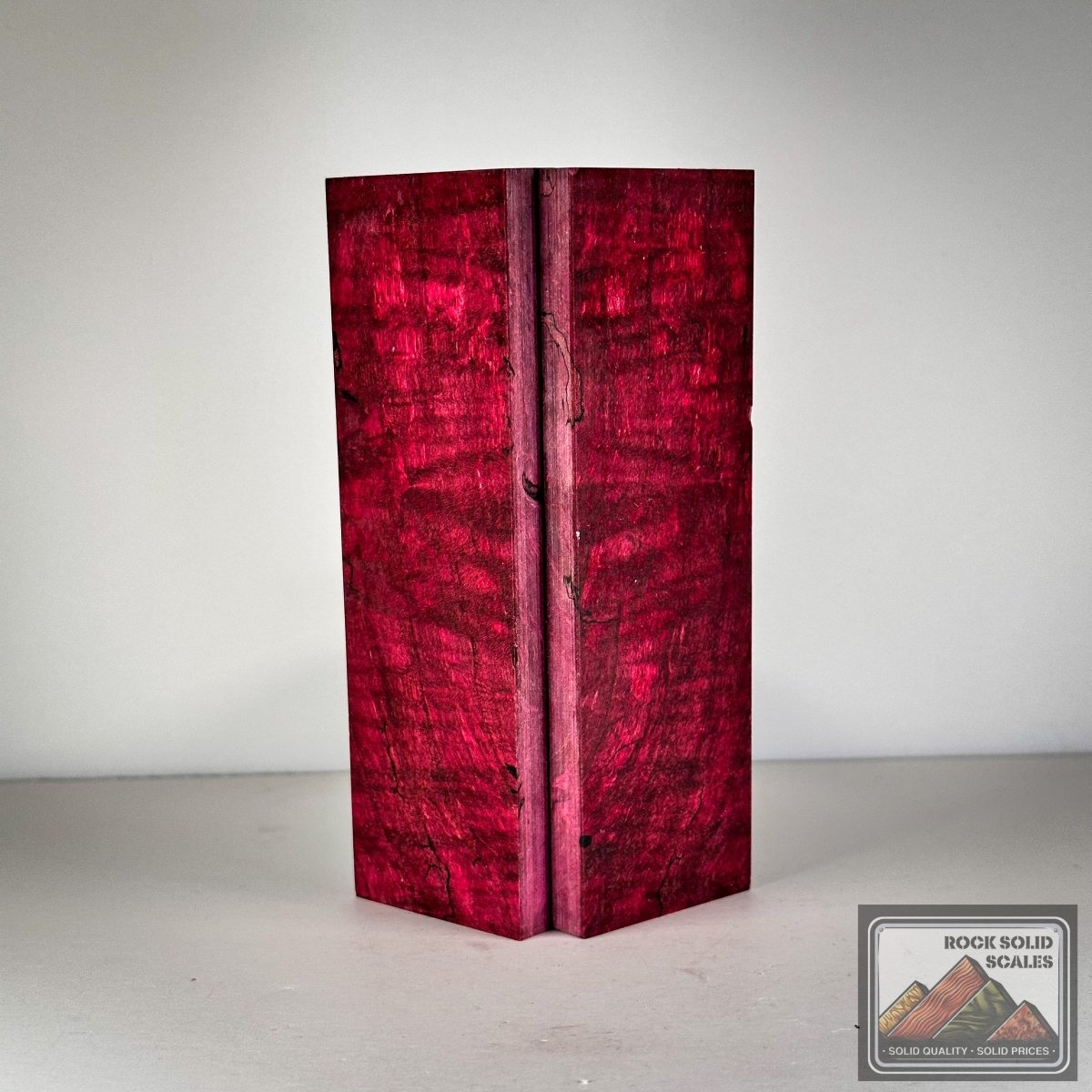 #3028 - Maroon Curly Maple - RockSolid Scales -